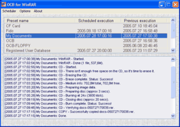 OCB for WinRAR screenshot
