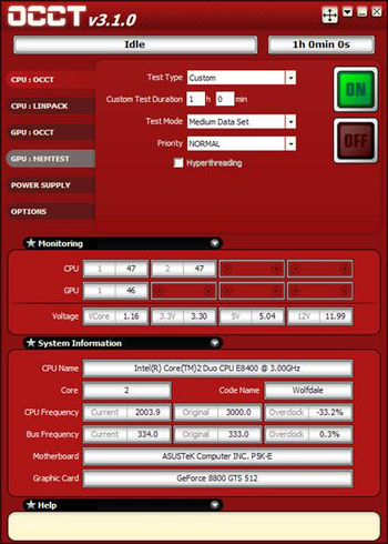 OCCT for LiberKey screenshot
