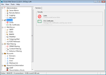 Ocean Mail Server screenshot 2