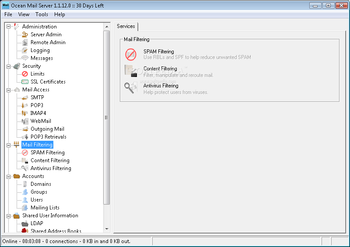 Ocean Mail Server screenshot 3