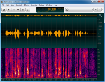 Ocenaudio screenshot 2