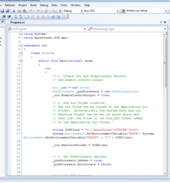 OCR SDK for .Net screenshot