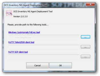 OCS Inventory NG Agent Deployment Tool screenshot 2