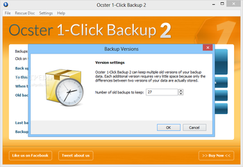 Ocster 1-Click Backup screenshot 5