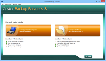 Ocster Backup Business screenshot 2