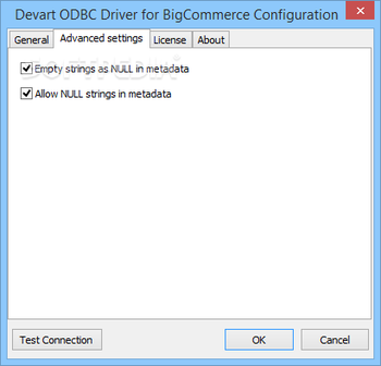 ODBC Driver for BigCommerce screenshot 2