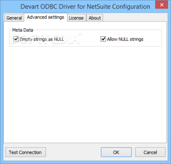 ODBC Driver for NetSuite screenshot 2