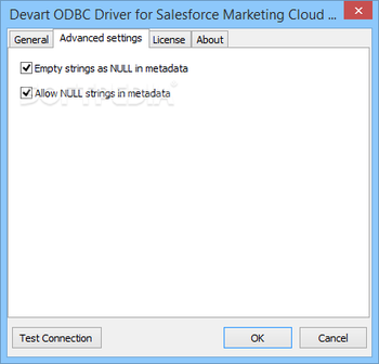 ODBC Driver for Salesforce Marketing Cloud screenshot 2