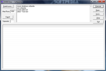 ODBC View screenshot