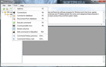 ODBCbadger screenshot 2