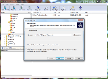 Odboso FileRetrieval screenshot 6