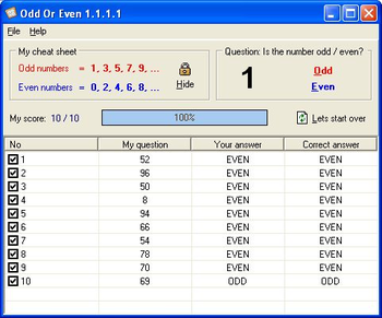 OddOrEven screenshot