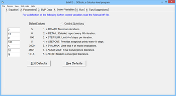 ODEcalc screenshot 4