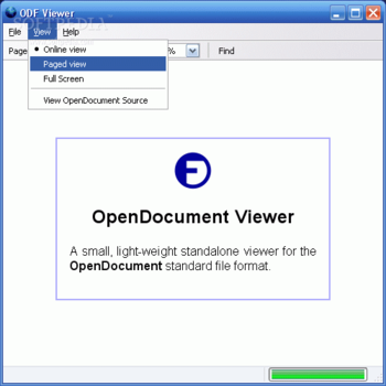ODF Viewer screenshot 2