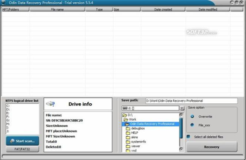 Odin Data Recovery Professional screenshot 2