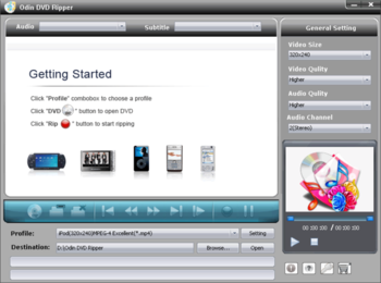 Odin DVD Ripper screenshot 2