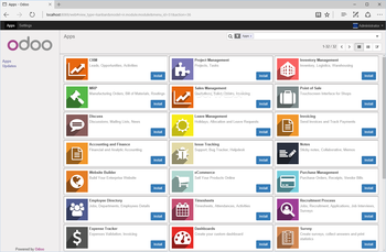 Odoo screenshot