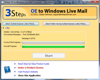 OE to Windows Live Mail screenshot
