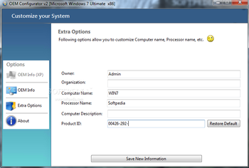 OEM Configurator screenshot 2