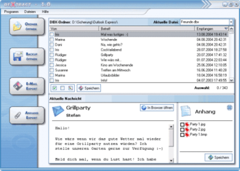 OEXtract screenshot 3