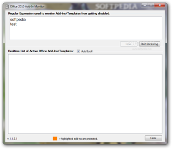Office 2010 Add-in Monitor screenshot 2