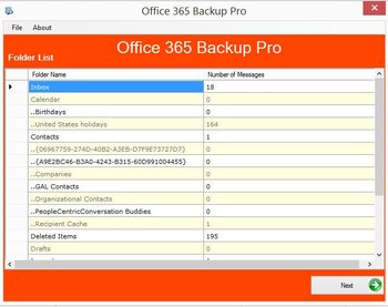 Office 365 Backup Pro screenshot 2