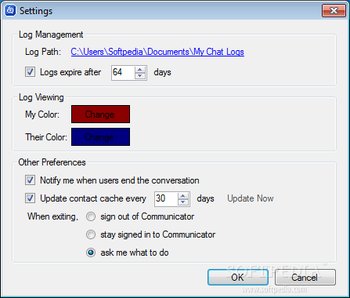 Office Communicator Logger screenshot 2