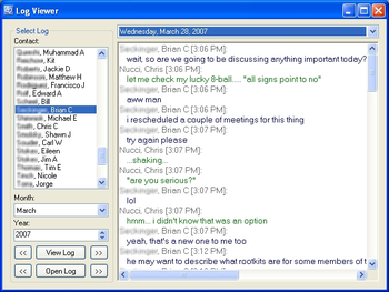 Office Communicator Logger screenshot 3
