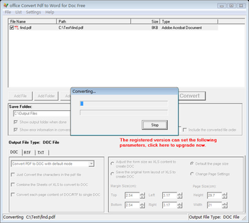 office Convert Pdf to Word for Doc Free screenshot 2