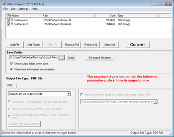 office Convert Tiff To Pdf Free screenshot