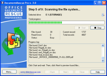 Office DocumentsRescue Professional screenshot 2