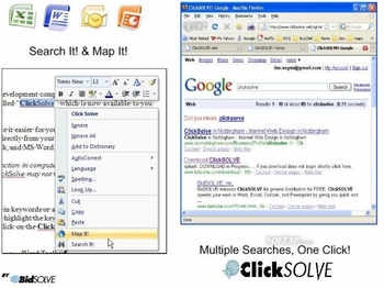 Office Internet Web Search Add-in: ClickSolve screenshot 3