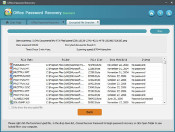 Office Password Recovery Standard screenshot 3