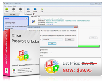 Office Password Unlocker screenshot