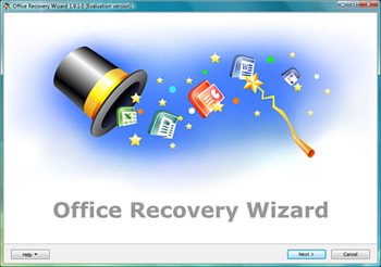 Office Recovery Wizard screenshot
