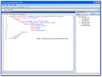 Office Ribbon Editor screenshot