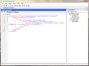 Office Ribbon Editor screenshot