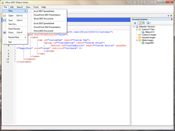 Office Ribbon Editor screenshot 2