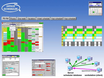 Office-Scheduler (network agenda) screenshot