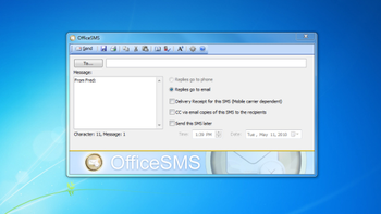 Office SMS screenshot