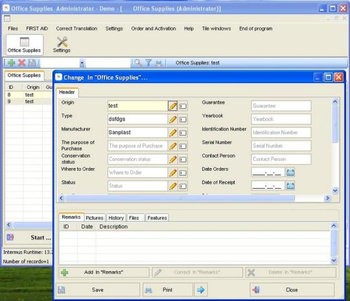 Office Supplies screenshot