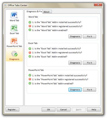 Office Tabs for PowerPoint  screenshot