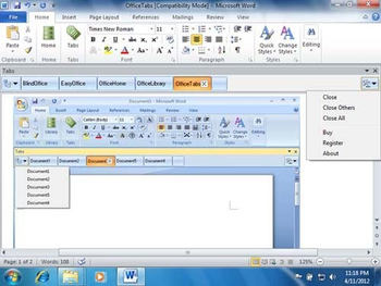 Office Tabs screenshot