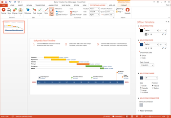 Office Timeline screenshot