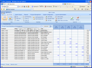 Office Timesheets screenshot 3