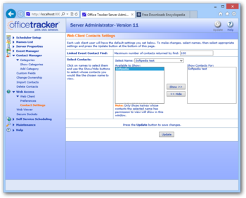 Office Tracker Scheduling Software screenshot 16