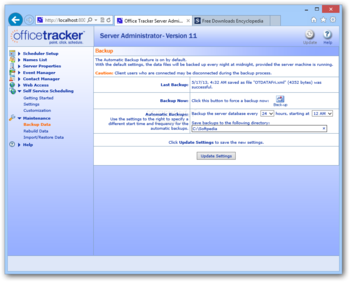 Office Tracker Scheduling Software screenshot 19