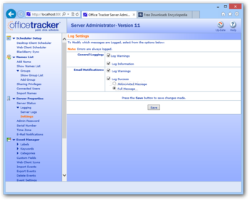 Office Tracker Scheduling Software screenshot 4