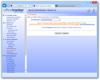 Office Tracker Scheduling Software screenshot 5