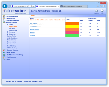 Office Tracker Scheduling Software screenshot 7